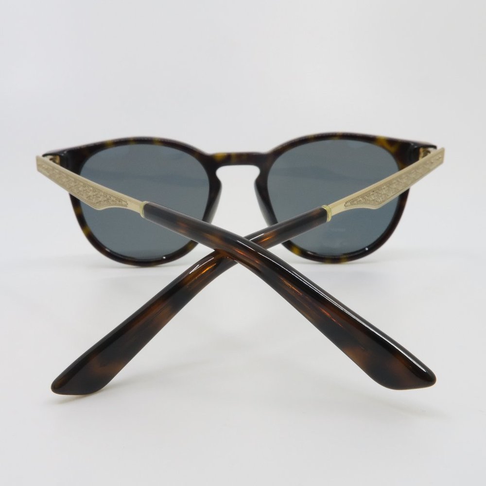 Gucci GG 1127/S ANT-T9 50mm Tortoise/Blue Round Unisex New Sunglasses - Picture 7 of 8